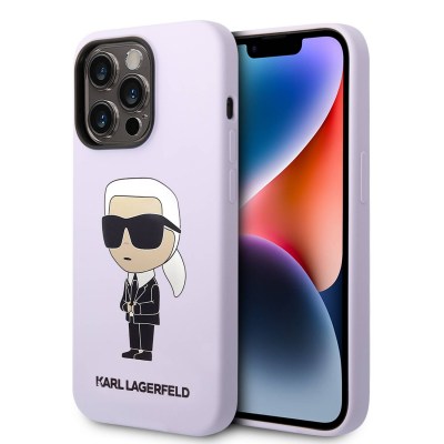Karl Lagerfeld-Magsafe-Liquid-Silicone-Case-With-Ikonik-NFT-Logo-iPhone-14 Promax-1